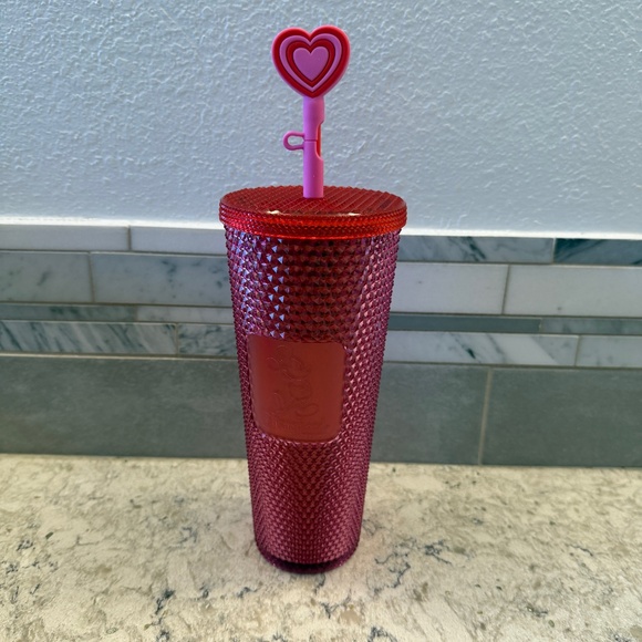 Disney Parks Starbucks Mickey Mouse Valentines Day Heart Pink‎ Tumbler - Picture 1 of 8